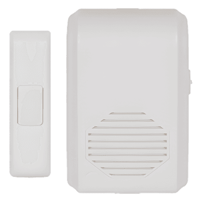 Timbre Inalámbrico / Alcance 150 m (492.1 ft) / 10 Tonos / Receptor Incluido / 120 VCA / Sin Cableado STI-3350 STI
