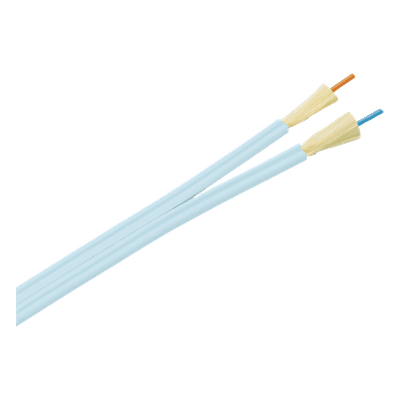 Cable de Fibra Óptica / Multimodo OM3 50/125 / 2 Hilos / Tight Buffer 900μm / OFNP Plenum / Dieléctrico / 0.61 m (2 pies) Marcas FOIPX02Y PANDUIT