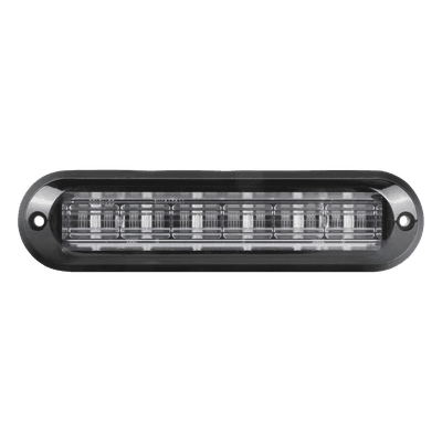 Luz Auxiliar Ultra Brillante / 6 LEDs 3W / IP67 / ECE R65 / SAE J595 Clase I / 12 Patrones Destello / 142.6×36×14 mm / 5.6×1.4×0.55 in XLT1835W EPCOM INDUSTRIAL SIGNALING