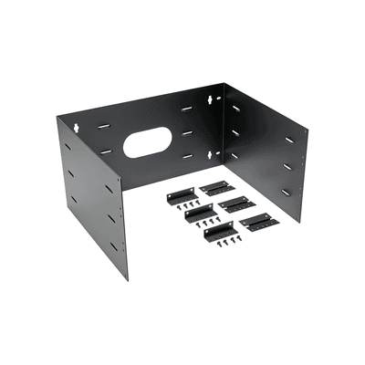 Rack Abierto de Pared con Bisagras / 6 UR / 19 in / Profundidad 401 mm (15.8 in) / Carga 60 lb (27.21 kg) / Acero Negro WBH6E PANDUIT