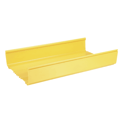 Canaleta para Fibra Óptica / PVC Rígido UL 94V-0 / 12x4 in / 1.8 m (5.9 ft) / Capacidad 773 Cables / QuikLock / Amarillo