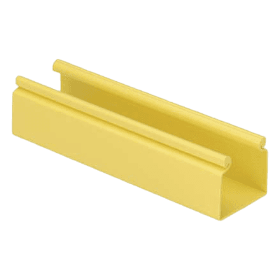 Canaleta para Cableado / 2x2 Pulgadas / 1.8 m (6 ft) / PVC Rígido 94V-0 / QuikLock / Sin Tapa / Amarillo HS2X2YL6 PANDUIT