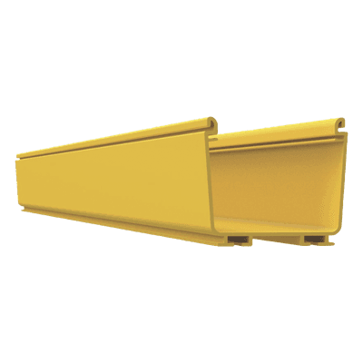 Canaleta FiberRunner™ 4X4, de PVC Rígido, Color Amarillo, 2 m de Largo FR4X4YL2 PANDUIT