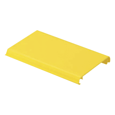 Tapa Con Bisagra a Presión Para Canaleta FiberRunner™ FR4X4YL2, de PVC Rígido, Color Amarillo, 2 m de Largo FRHC4YL2 PANDUIT