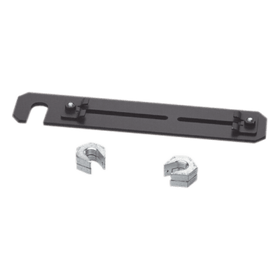 Soporte de Montaje a Techo / Canaletas 4x4 y 6x4 / Varilla Roscada 5/8" / Acero Negro / 10" Largo x 2" Ancho FR6TRBE58 PANDUIT