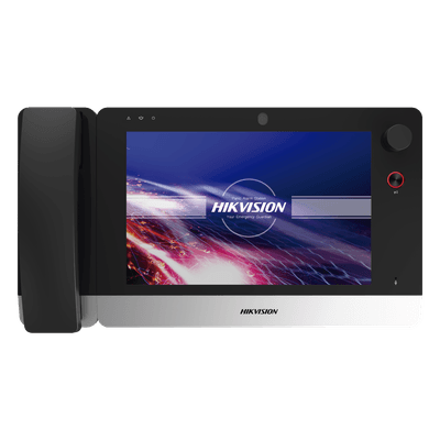 Estación Maestra IP Para Recepción de Alarma de Pánico / Cámara 2 Megapixel / Pantalla Táctil 10" / Micrófono y Bocina Integrado DS-PEA4H-10 HIKVISION