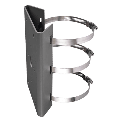 Montaje para Poste Vertical / Diámetro 400-600 mm / Acero Galvanizado SUS304 / 250x127x46 mm / 1.6 kg / Plateado DS-1275ZJ-BJH/600MM HIKVISION
