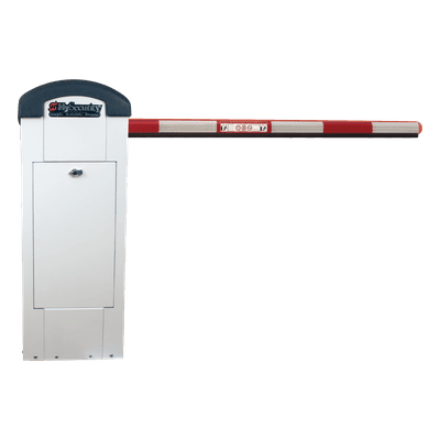 Barrera Vehicular de Uso Continuo / Brazo hasta 3 m (9.8 ft) / Operación sin AC / 3 Velocidades / Certificación ETL UL 325 STRONG-ARM-PARK HYSECURITY