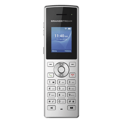 Teléfono IP Portátil / Wi-Fi Dual Band / 2 Líneas SIP / 2 Cuentas SIP / LCD 1.8 pulgadas / Batería 1500 mAh / PTT Configurable WP-810 GRANDSTREAM