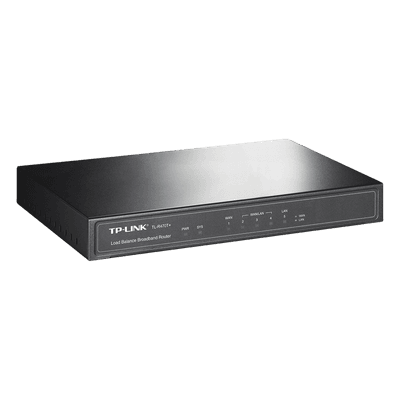 Router Balanceador de Carga / 4 Puertos WAN / 10,000 Sesiones Concurrentes / 10/100 Mbps / PPPoE / Control de Ancho de Banda por IP TL-R470T TP-LINK