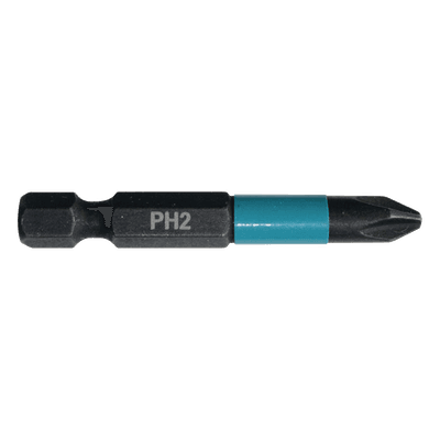 Punta de Cruciforme / 1/4" / Acero Resistente a Corrosión / Cambio Rápido / Diseño Ergonómico B-63725 MAKITA
