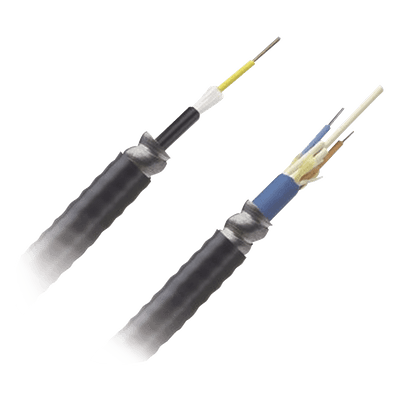 Cable de Fibra Óptica / 12 Hilos / Monomodo OS2 / Interior-Exterior / Armado / Loose Tube 250μm / OFCR Riser / Por Metro FSGR912Y PANDUIT