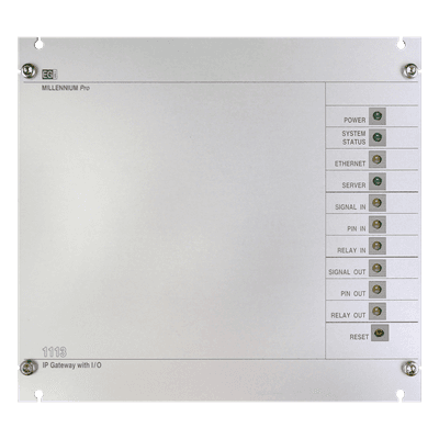 Interfaz IP de Audio / 8 Relés IN/OUT / Audio Bidireccional / Memoria 6 GB / Control Modbus y Webservice / Prioridad de Avisos 1113 EGI AUDIO SOLUTIONS
