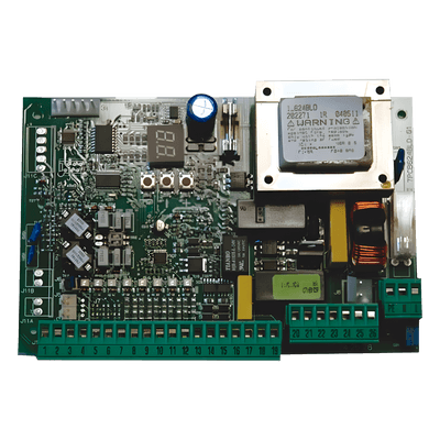Tablilla para Barreras / 3 Niveles de Programación / Detector de Masas Metálicas / 230V~ o 115V~ / Protección Sobretensiones / Selector DS1 2022715 FAAC