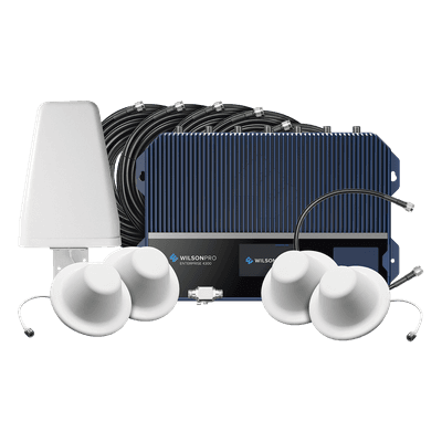 Amplificador Celular Enterprise / Montaje en Pared / 4800 m² (51667 ft²) / 3 Antenas Exteriores / Control Remoto LTE 460-152 WILSONPRO / WEBOOST