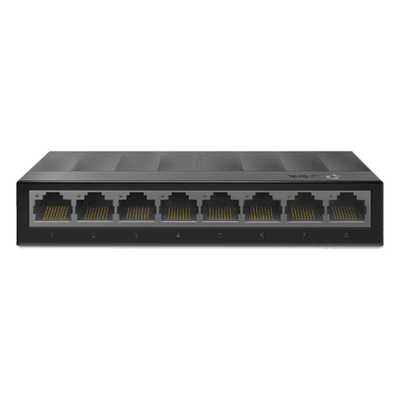 Switch de escritorio / 8 puertos Gigabit / 16 Gbps capacidad de conmutación / Fanless / 4.89W máximo LS1008G TP-LINK