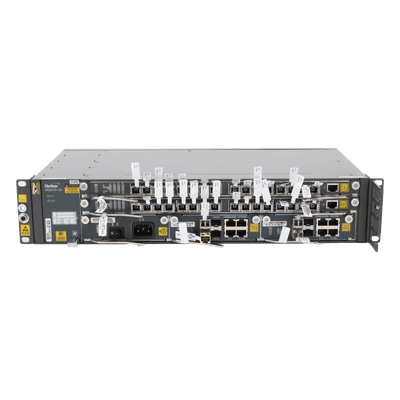 OLT GPON Carrier Class / 32 Puertos GPON / Switching 1.04 Tbit/s / 2 Ranuras Modulares / 2 UR Rack 19" / Fuente CA 90-290 V AN5516-04-AC FIBERHOME