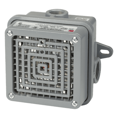 Bocina Electromecánica para Exteriores / 110 dBA a 1 m (3.3 ft) / Alimentación 120/240 VCA / IP65/IP69K / Montaje en Pared 350WB-120 FEDERAL SIGNAL INDUSTRIAL