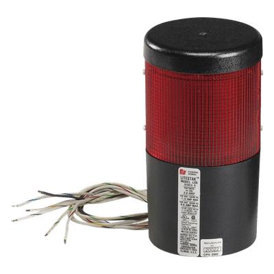 Módulo de luz LED / 120Vca / Rojo / Policarbonato resistente a impactos / Montaje en superficie o tubo NPT 3/4" LSLD-120-R FEDERAL SIGNAL INDUSTRIAL