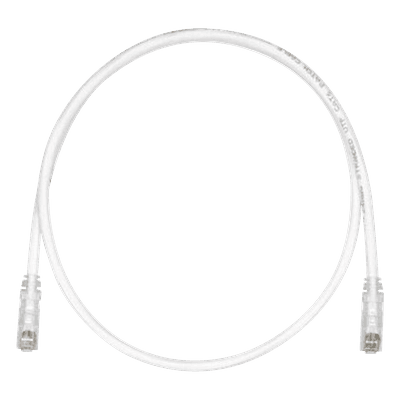 Cable de Parcheo UTP Cat6 / 24 AWG / CM / 30 ft (9.14 m) / Blanco Mate UTPSP30Y PANDUIT
