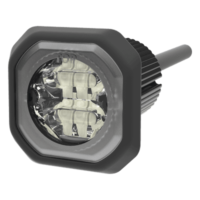 Lámpara oculta LED / Bajo perfil / Ámbar claro / 12-24 VDC / SAE Clase I / 98 patrones / Montaje empotrado ED9040AW ECCO