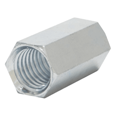 Cople Hexagonal Rosca UNC / 6.5 mm (1/4") / Acero Estructural / Galvanizado Electrolítico ANC-CH1478 ANCLO