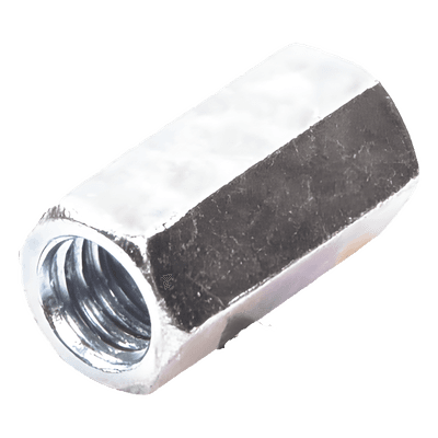 Cople Hexagonal Roscado / 9.5 mm (3/8") / UNC 2A / Galvanizado Electrolítico ANC-CH38100 ANCLO