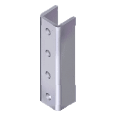 Cople para Unicanal / 4 Perforaciones / 4 x 4 cm / Acero Pregalvanizado / 1.57 x 1.57 pulg ANC-HH01 ANCLO