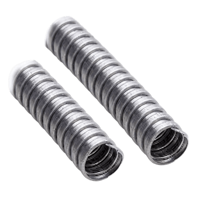 Tubo Flexible Metálico / 3/8" (9.5 mm) / Acero Galvanizado / Rollo 20 m (65.6 ft) / NEMA FB-1 / UL 514B