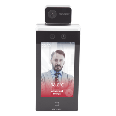 Biométrico Min Moe para Acceso y Asistencia con Reconocimiento Facial / Monitoreo y reportes en Excel por Software / Termografía Industrial / Acceso + Tiempo y Asistencia (reloj checador) DS-K1TA70MI-T HIKVISION