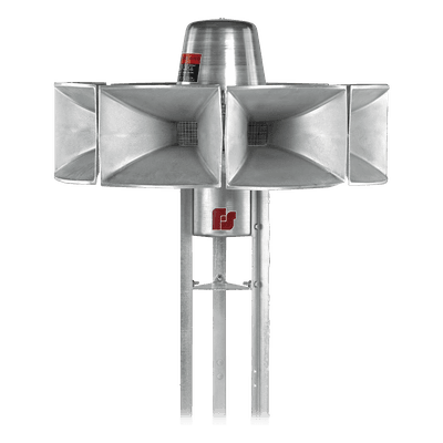 Sirena Electromecánica / Omnidireccional 360° / 115 dBc a 30.5 m (100 ft) / 3 Señales Programables / Alimentación DC 46V / 255 lb (116 kg) / Aluminio 100% ECLIPSE8 FEDERAL SIGNAL INDUSTRIAL