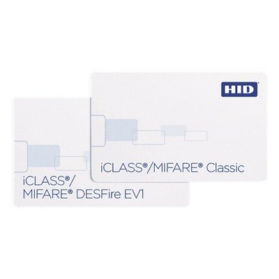 Tarjeta de Acceso Dual / iClass + Mifare / 2 Kbits / PVC Compuesto / 13.56 MHz 2320BMGGMNN HID