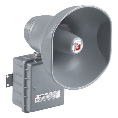 Altavoz amplificado / 15W / Ubicaciones peligrosas / 120 Vca / 110 dB a 10 pies / IP66 e IP69K 300GCX-120 FEDERAL SIGNAL INDUSTRIAL