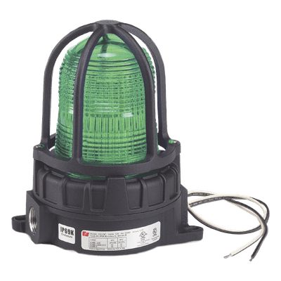 Luz de advertencia LED para ubicaciones peligrosas / Montaje superficie / 24 VCD / Verde / 235 mm / 0.77 ft / Tubo 3/4' 191XLS-024-G FEDERAL SIGNAL INDUSTRIAL