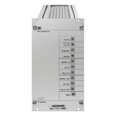 Interfaz IP de Audio / Gestión de Avisos Prioritarios / Streaming Hi-Fi / Ethernet 10/100 Mbps / Memoria 8 GB / VoIP / Unicast / Multicast 1111EGI EGI AUDIO SOLUTIONS