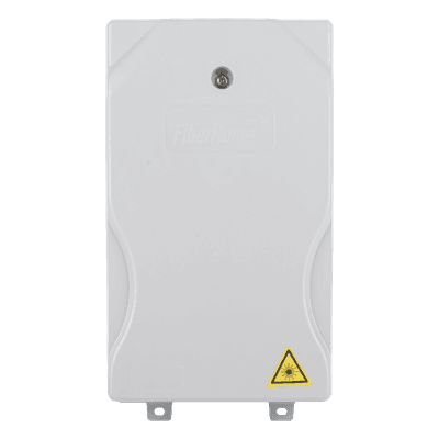 Caja Terminal de Fibra Óptica / Montaje en Pared Interior / 8 Acopladores SC/APC / 24 Empalmes / 8 Salidas Drop FTB-522-SCA FIBERHOME