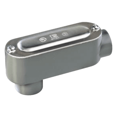 Caja de Registro Oval Tipo LB / Aluminio Diecast / Rosca NPT 2 1/2" L (50.8 mm) / IP66 OLB-0297C RAWELT
