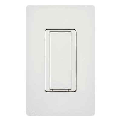 Interruptor Accesorio Multi-ubicación / Control de 3 o 4 Vías / Hasta 9 Accesorios por Circuito / Alcance 76 m (250 ft) / Operación 0 a 40 °C MA-AS-WH LUTRON ELECTRONICS