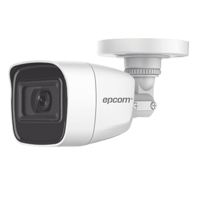 AUDIO POR COAXITRON / Bala TURBOHD 2 Megapíxel (1080p) / Gran Angular 106° / Lente 2.8 mm / 30 mts IR EXIR / Exterior IP66 / 4 Tecnologías / dWDR B8-TURBO-G2/A 