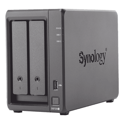 Servidor NAS de escritorio con 2 bahías / Expandible a 7 bahías / Hasta 112 TB DS720PLUS SYNOLOGY