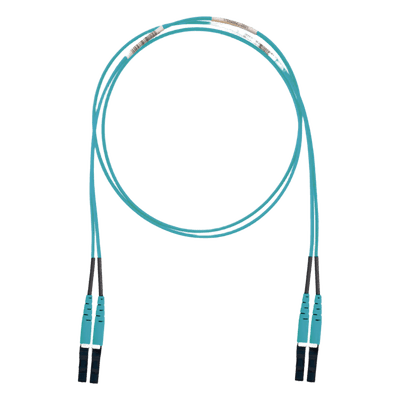 Jumper de Fibra Óptica Multimodo 50/125 OM3 / LC-LC Duplex / LSZH / 5 m (16.40 pies) / Aqua FX2ELLNLNSNM005 PANDUIT