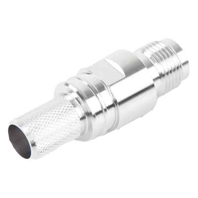 Conector RF TNC Hembra en Línea / Plegable con Pin Cautivo / Impedancia 50 Ω / Para Cable Coaxial RG-8/U y LMR-400 EZ-400-TF-PL-X Times Microwave