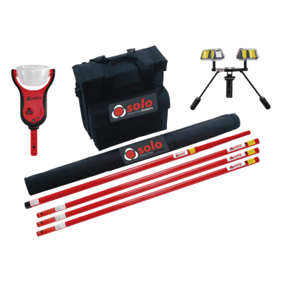 Kit de Pruebas de Detectores de Humo / Dispensador Electrónico Integrado / 3 Extensiones Telescópicas / 9.1m (30 pies) / Peso 2.3 kg SOLO-900 SDI