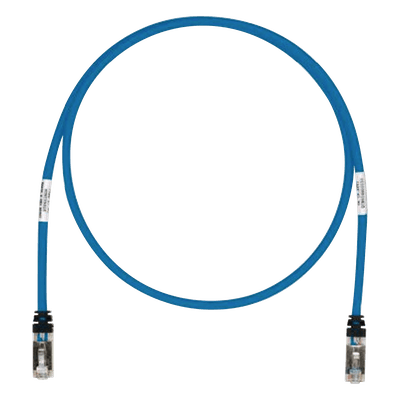 Patch Cord / Cat6A S/FTP / 26 AWG / 500 MHz / CM/LS0H / 2.13 m (7 ft) / Azul STP6X7BU PANDUIT