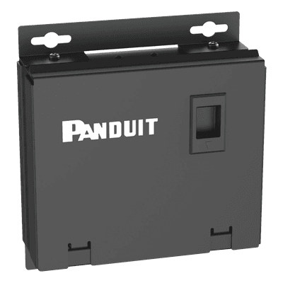 Caja de Consolidación / 6 Puertos Mini-Com / Acero / 7 x 7 x 2.5 in / Montaje Piso-Pared-Techo / Negro CPB6BL PANDUIT