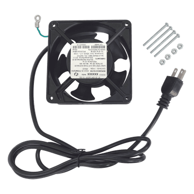 Ventilador de Gabinete / 110 VCA / 12 x 12 cm / 38 CFM / 1.6 m Cable NEMA 5-15 / 20,000 Horas LP-VENT-BASIC LINKEDPRO BY EPCOM