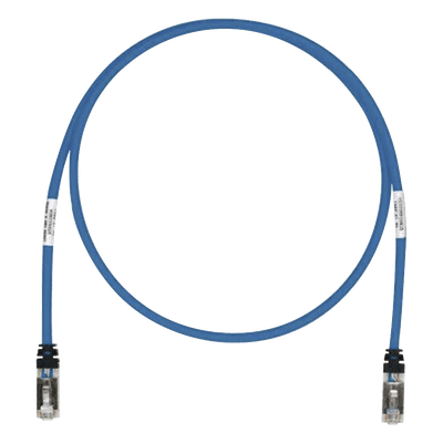 Patch Cord Cat6A / Blindado S/FTP / 30 ft (9.14 m) / CM/LS0H / Azul