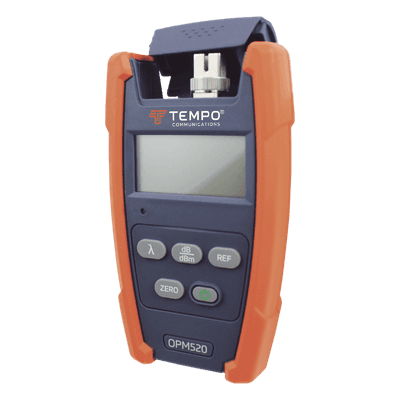 Medidor de Potencia Óptica / Alta Potencia +27 dBm / Precisión ±0.25 dB / Detector InGaAs / IP54 / Tono 270Hz-1kHz-2kHz OPM520 TEMPO