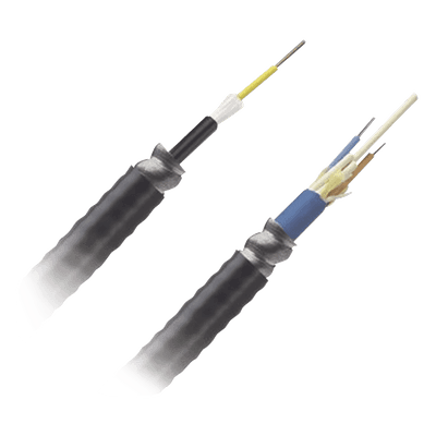 Cable de Fibra Óptica / 6 Hilos / Monomodo OS2 / Interior-Exterior / Armado / Loose Tube 250μm / OFCR Riser FSGR906Y PANDUIT