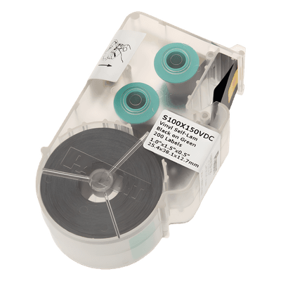 Casete de Etiqueta Auto-Laminada / 1.00' x 1.50' (25.4 x 38.1 mm) / 200 Etiquetas / -46°C a 107°C / Cables hasta 8.1 mm (0.32') S100X150VDC PANDUIT